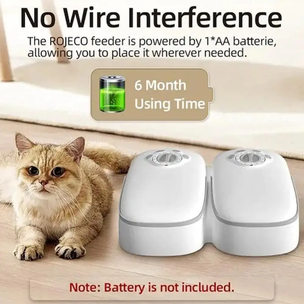 Automatyczny dozownik karmy na czas dla psa lub kota 🐾