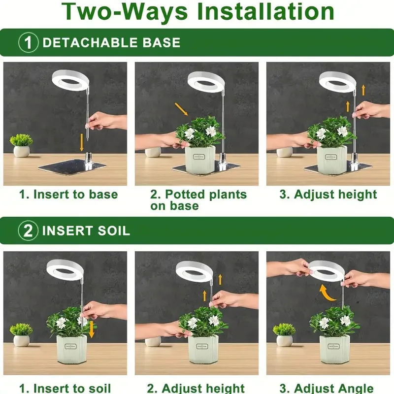 Solarny LED, teleskopowa lampa 🌿