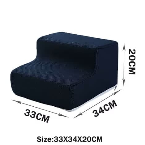 Schodki dla pupila łóżko-sofa pianka-gęsta pokrowiec-zmywalny 🐶