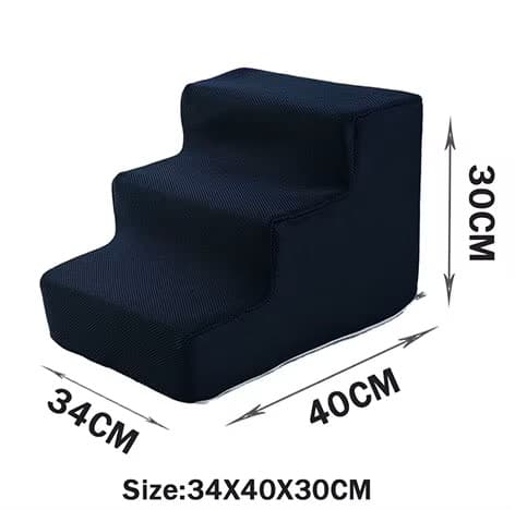 Schodki dla pupila łóżko-sofa pianka-gęsta pokrowiec-zmywalny 🐶