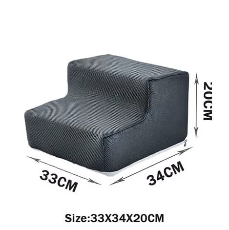 Schodki dla pupila łóżko-sofa pianka-gęsta pokrowiec-zmywalny 🐶