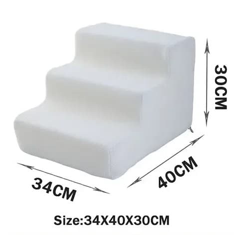 Schodki dla pupila łóżko-sofa pianka-gęsta pokrowiec-zmywalny 🐶