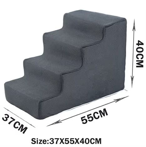 Schodki dla pupila łóżko-sofa pianka-gęsta pokrowiec-zmywalny 🐶