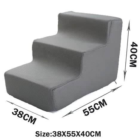 Schodki dla pupila łóżko-sofa pianka-gęsta pokrowiec-zmywalny 🐶