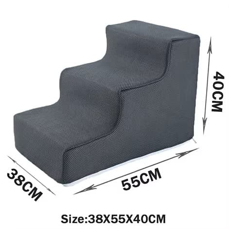 Schodki dla pupila łóżko-sofa pianka-gęsta pokrowiec-zmywalny 🐶