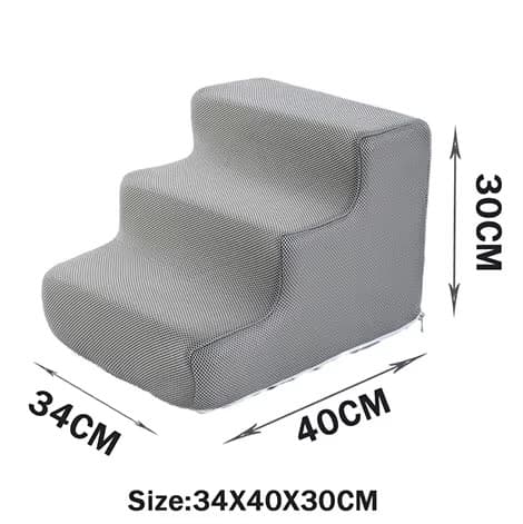 Schodki dla pupila łóżko-sofa pianka-gęsta pokrowiec-zmywalny 🐶