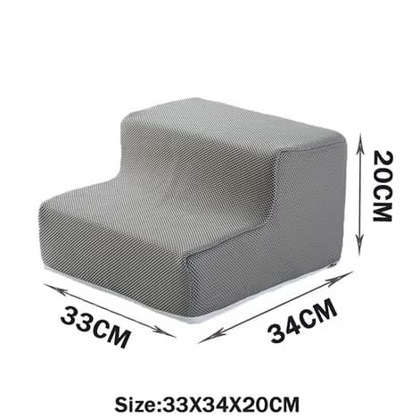 Schodki dla pupila łóżko-sofa pianka-gęsta pokrowiec-zmywalny 🐶