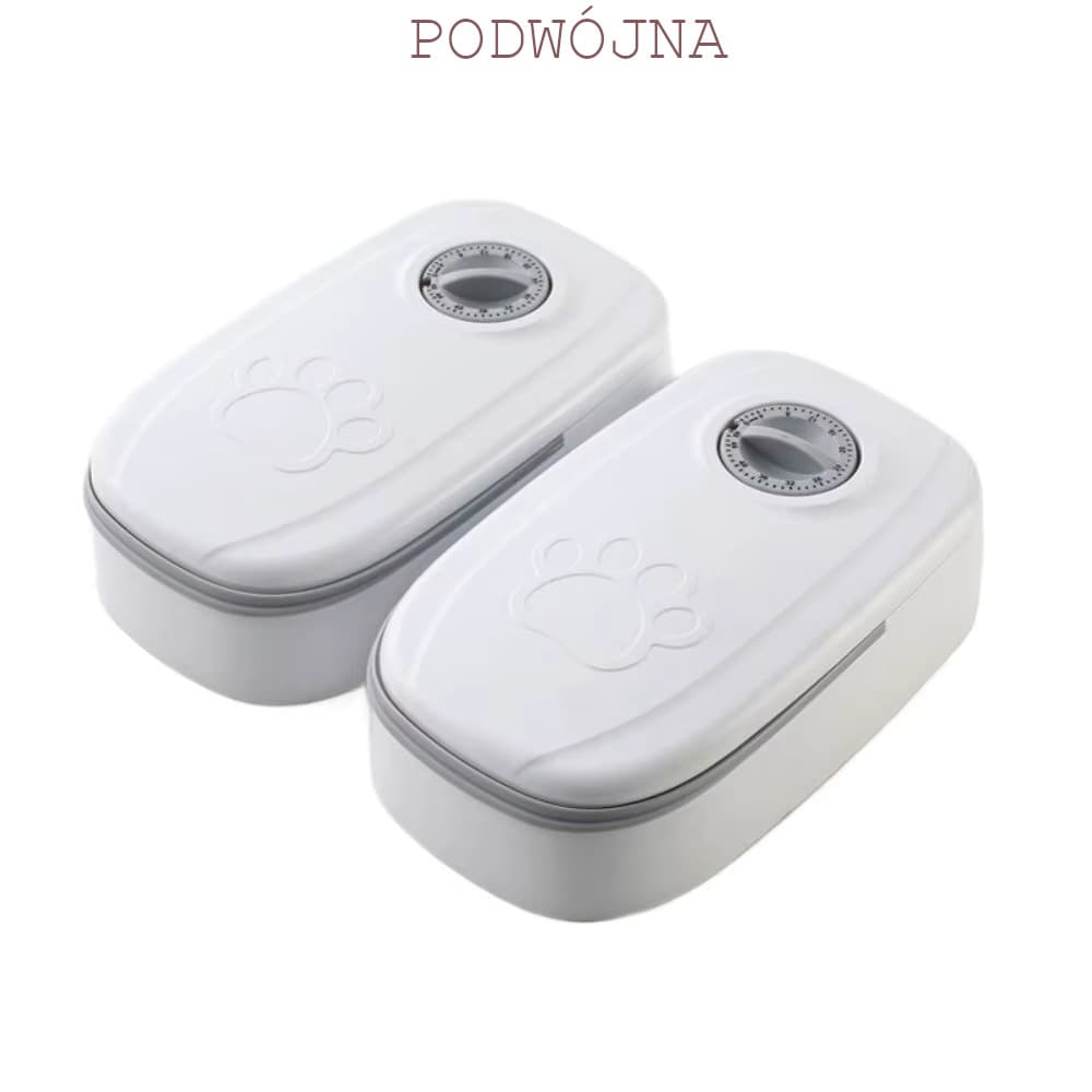 Automatyczny dozownik karmy na czas dla psa lub kota 🐾